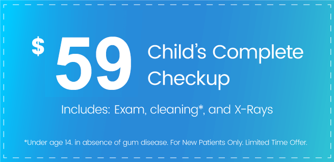 $49 Children's Comprehensive Exam Special - For children under 14 and in absence of gum disease